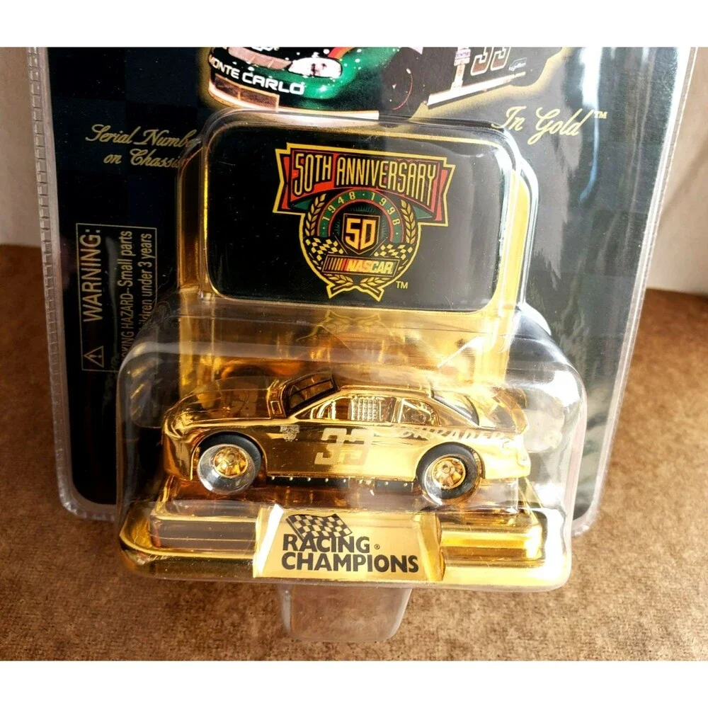 1998 Racing Champions NASCAR CHEVROLET MONTE CARLO Kenny Schrader 33 24K GOLD